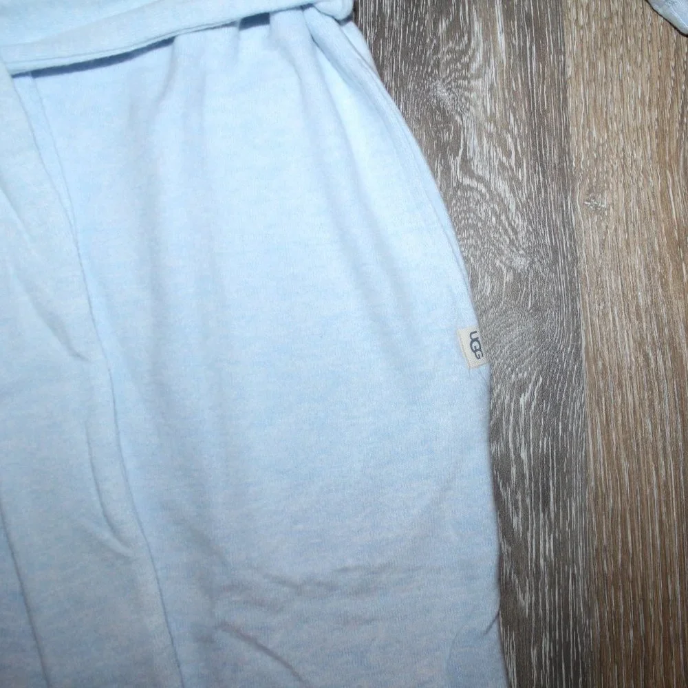 NWT UGG WOMEN'S 3/4‎ SLEEVE LIGHTWEIGHT SOFT BATHROBE BLUE